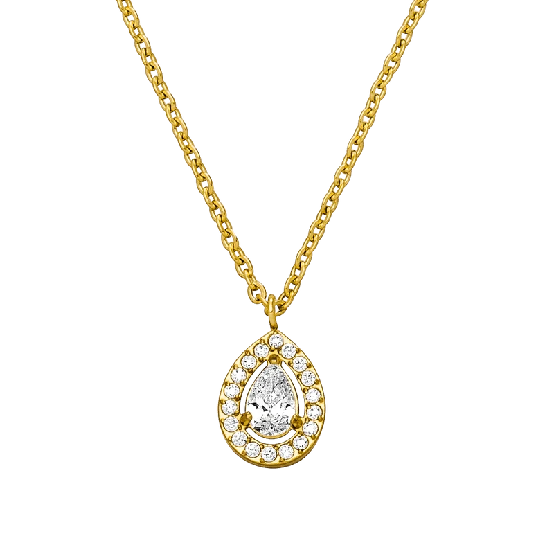 Glamour Drop Halskette | 18K vergoldet