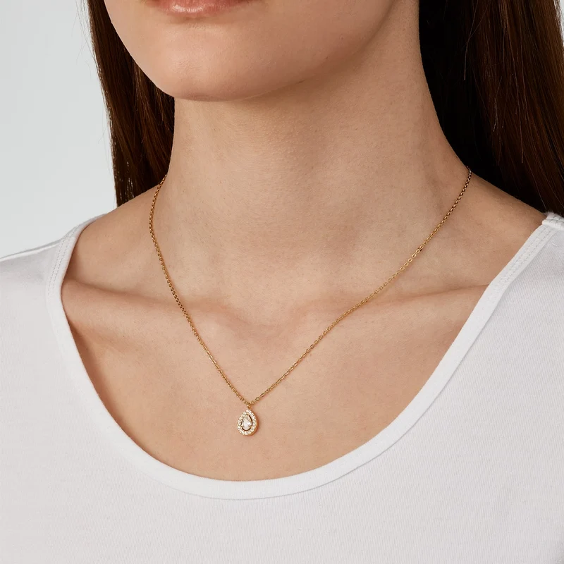 Glamour Drop Halskette | 18K vergoldet