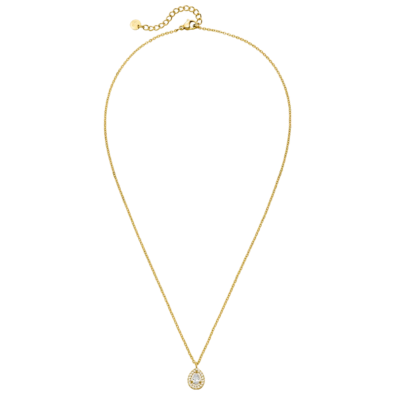 Glamour Drop Halskette | 18K vergoldet