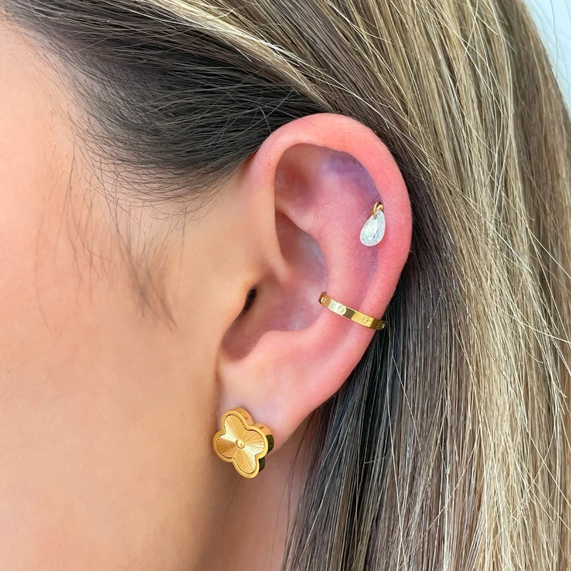 Arianna Ear Cuff | 18K vergoldet