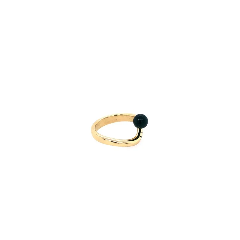 Ring Gelbgold 585 mit Jade & Brillanten