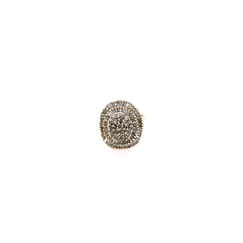 Diamantring Gelbgold 585