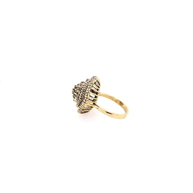 Diamantring Gelbgold 585