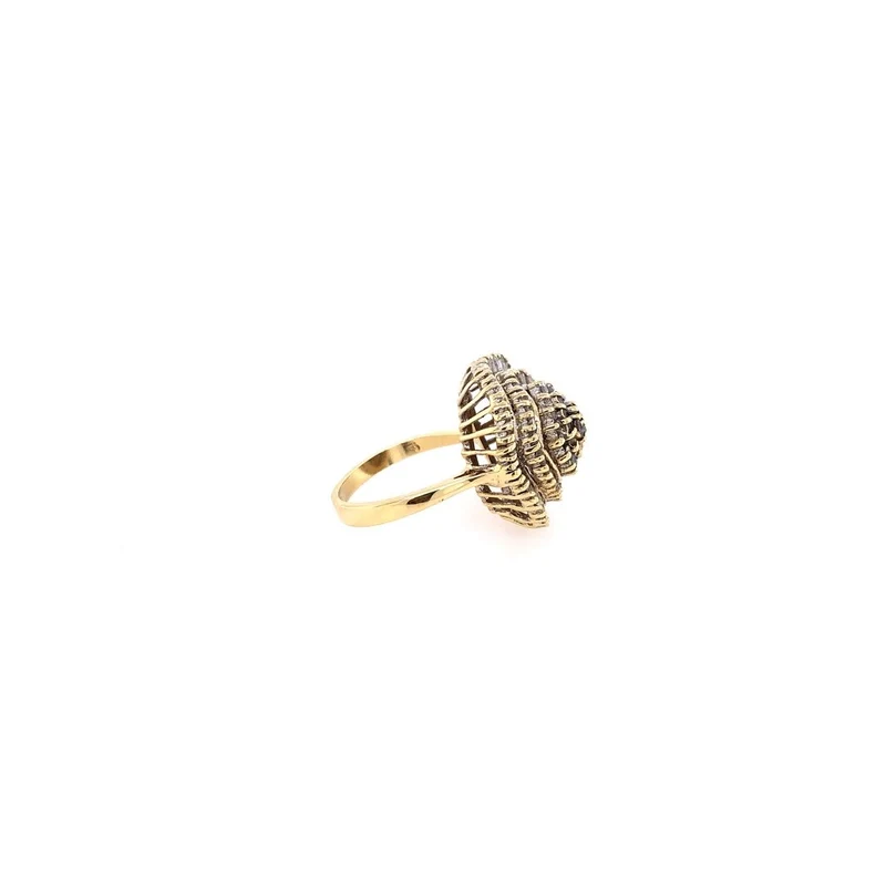 Diamantring Gelbgold 585