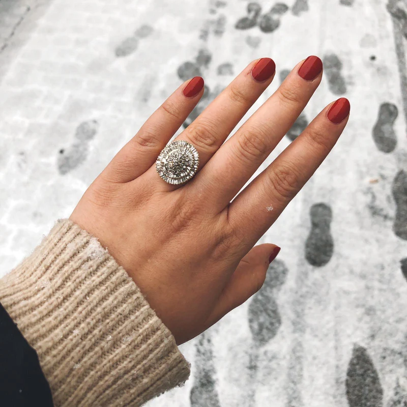 Diamantring Gelbgold 585