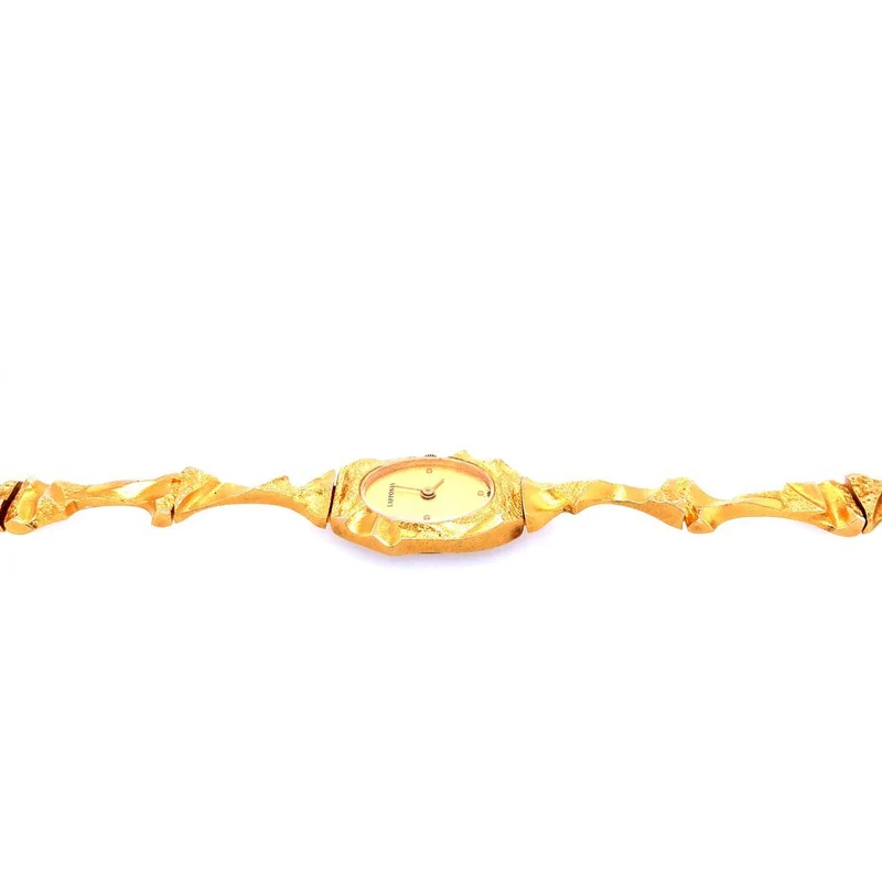 Second Hand Uhr Lapponia Pola Negri Gelbgold