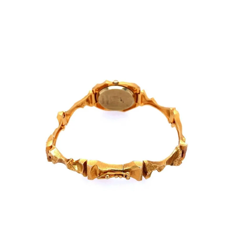 Second Hand Uhr Lapponia Pola Negri Gelbgold