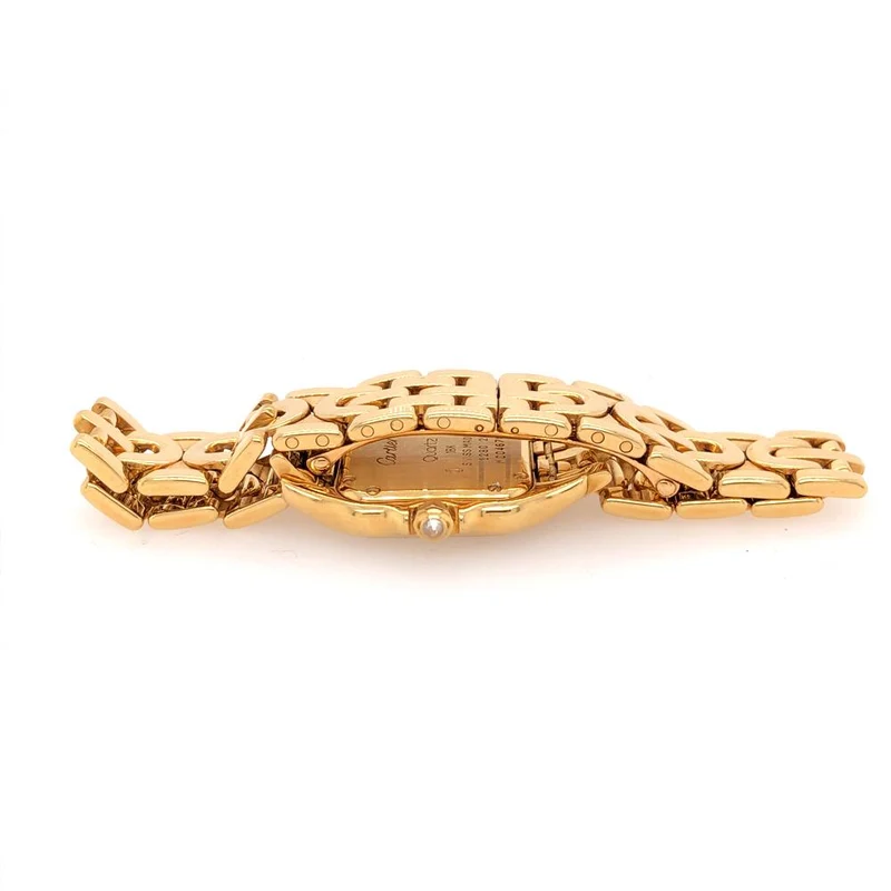 Gebrauchte Luxusuhr - Cartier Panthère Gelbgold mit Diamantlünette