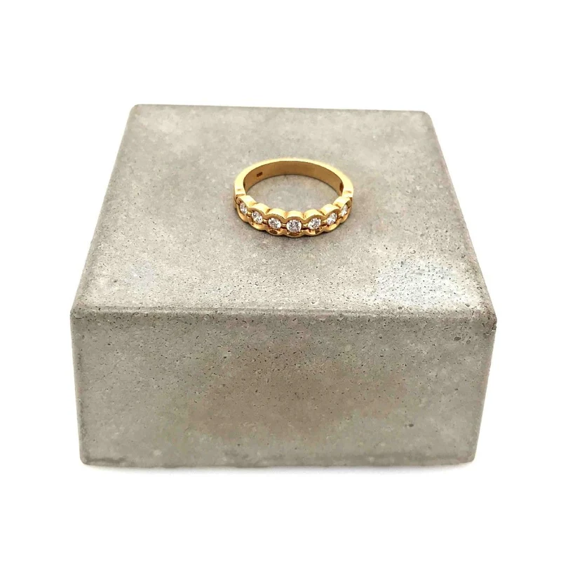 Ring Gelbgold 750 mit Brillanten