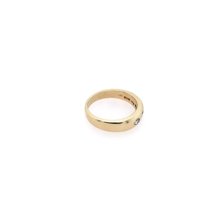 Ring Gelbgold 585 mit Diamanten