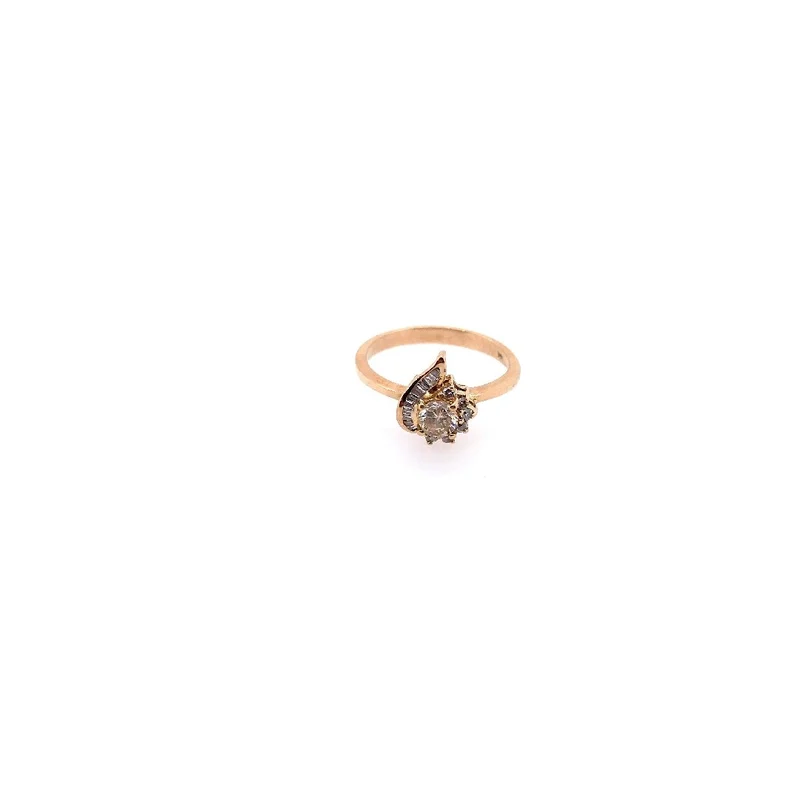Ring Gelbgold 585 mit Diamanten & Brillanten