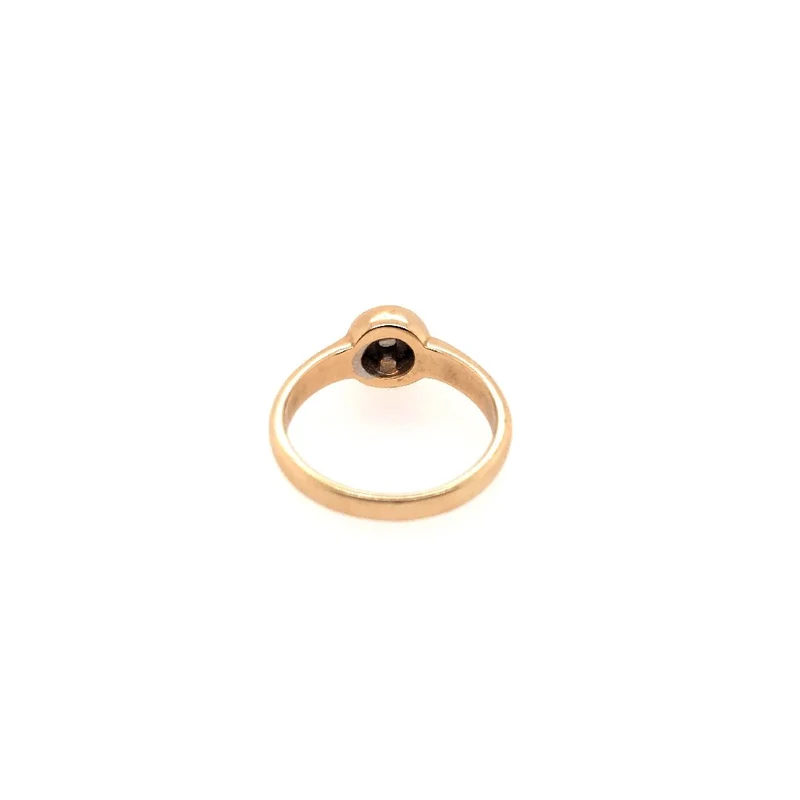 Ring Bicolor Gold 585 mit Brillant