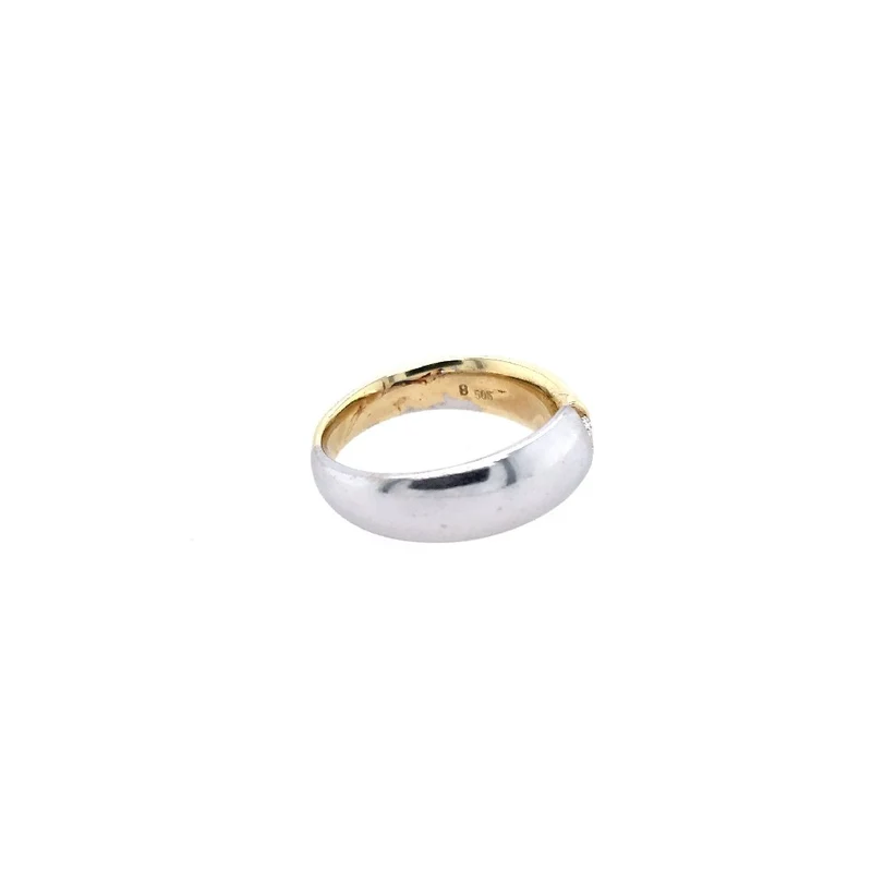 Ring Bicolor Gold 585 mit Brillant