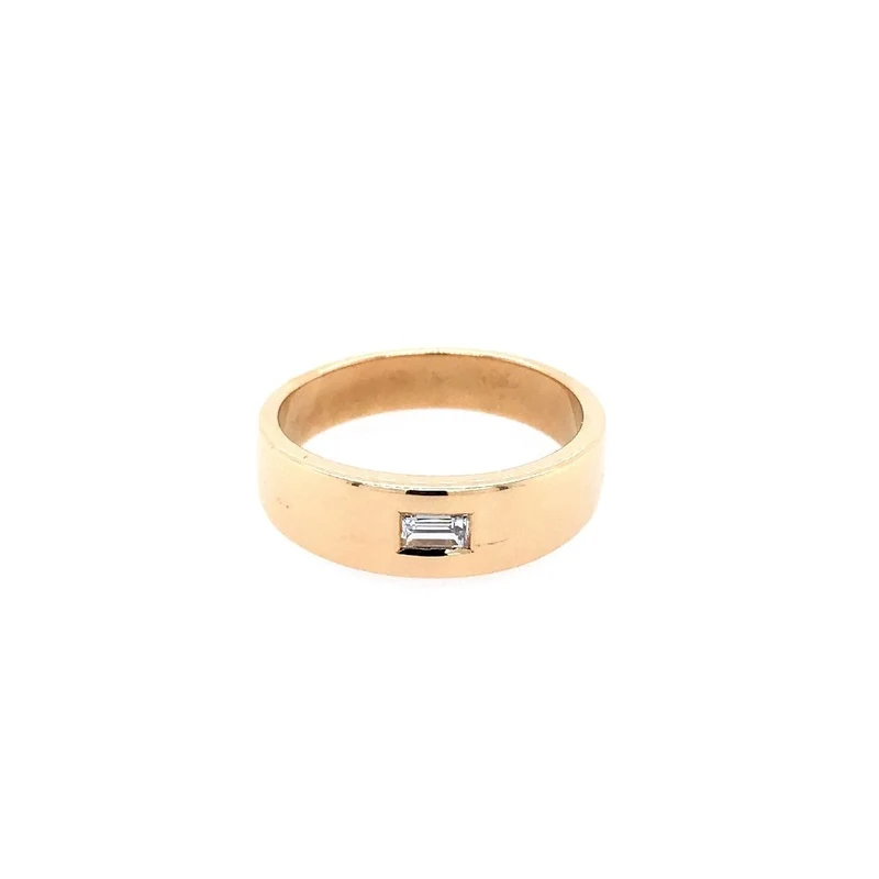 Ring Gelbgold 750 mit Diamant