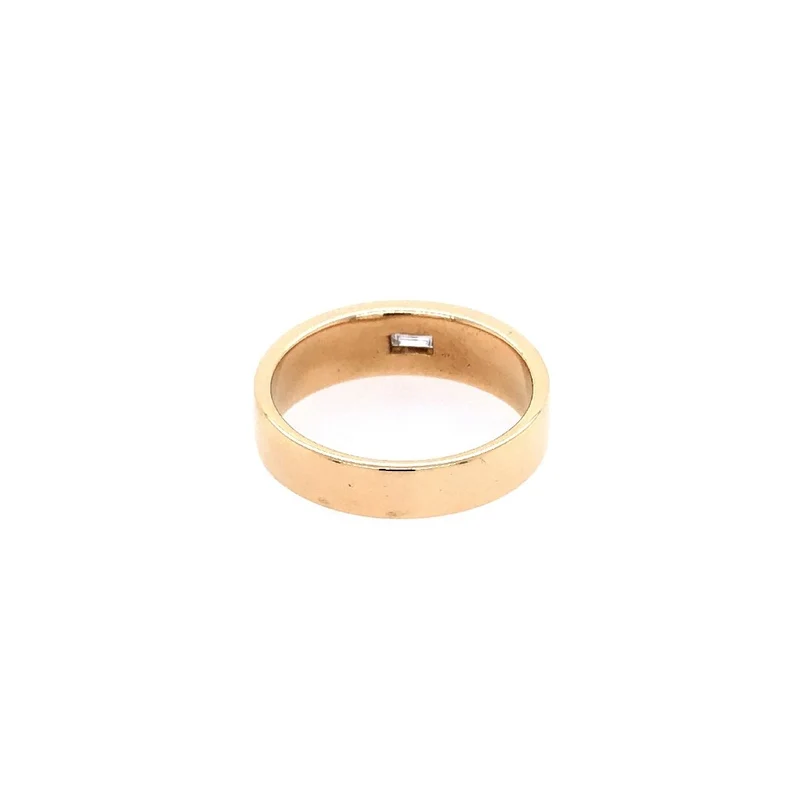 Ring Gelbgold 750 mit Diamant