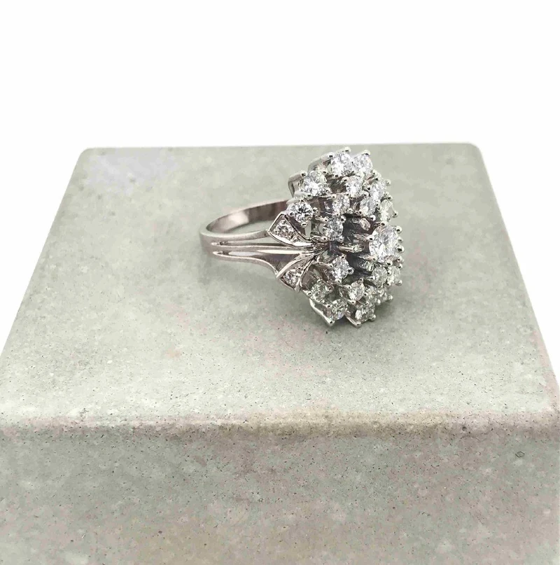 Ring Weissgold 585 mit Brillanten