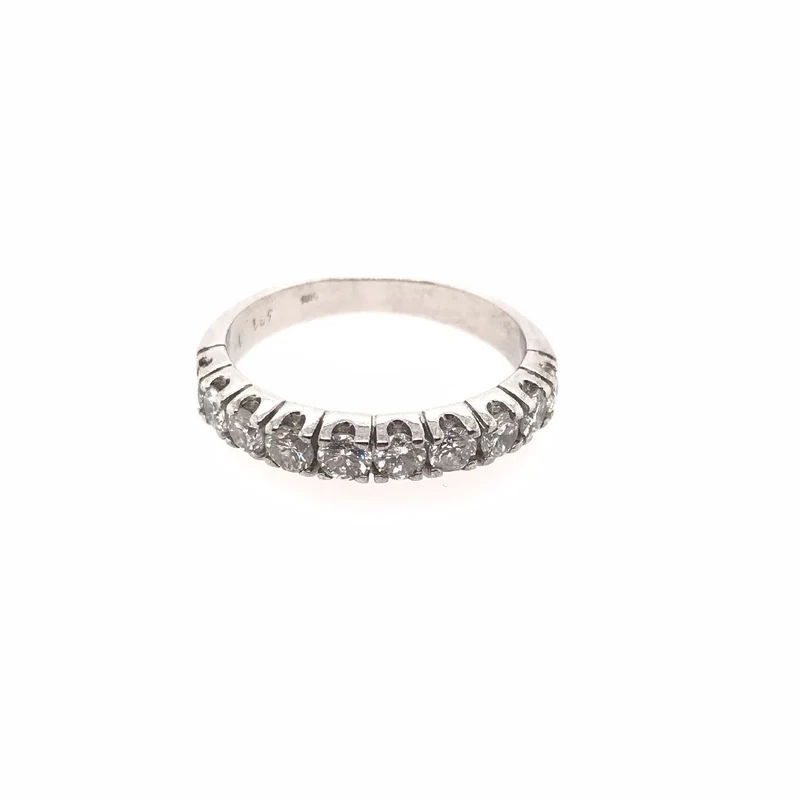 Half-Eternity Ring Weissgold 585 mit Brillanten