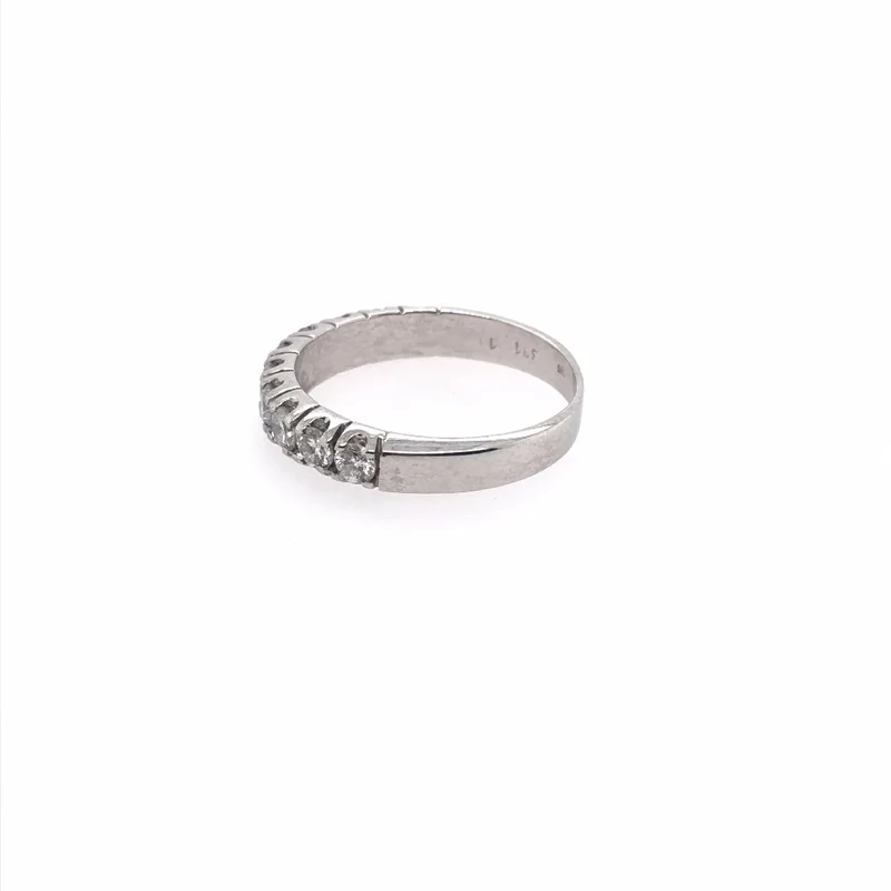 Half-Eternity Ring Weissgold 585 mit Brillanten