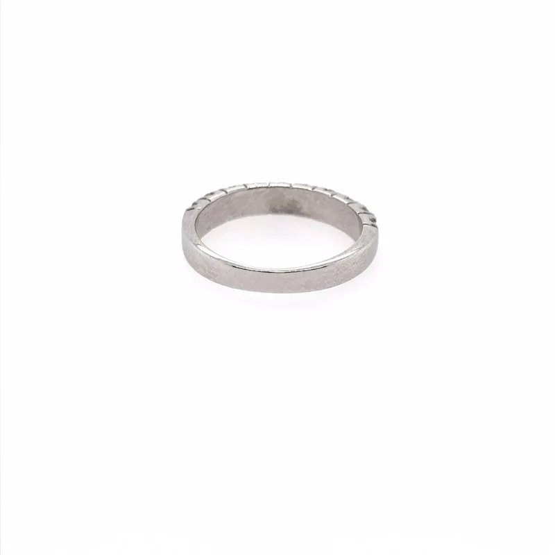 Half-Eternity Ring Weissgold 585 mit Brillanten