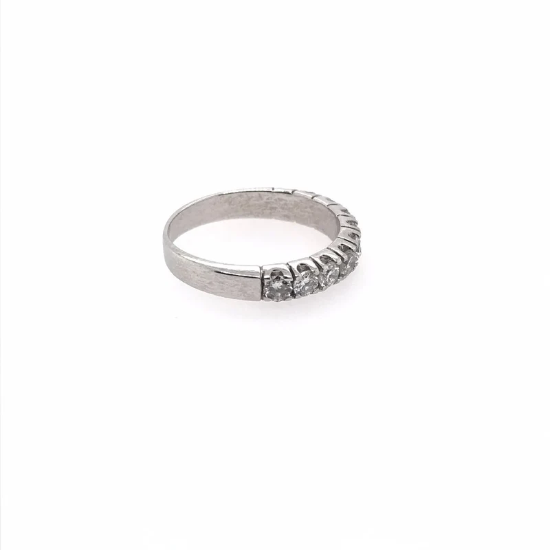 Half-Eternity Ring Weissgold 585 mit Brillanten