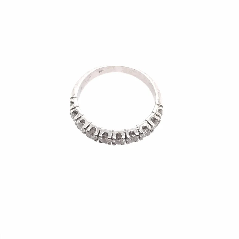Half-Eternity Ring Weissgold 585 mit Brillanten