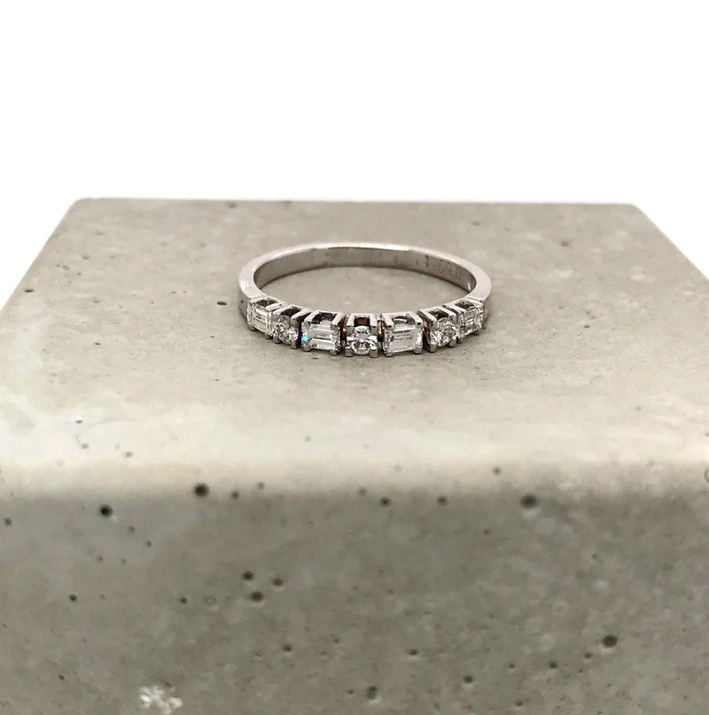 Ring Weissgold 750 mit Diamanten & Brillanten