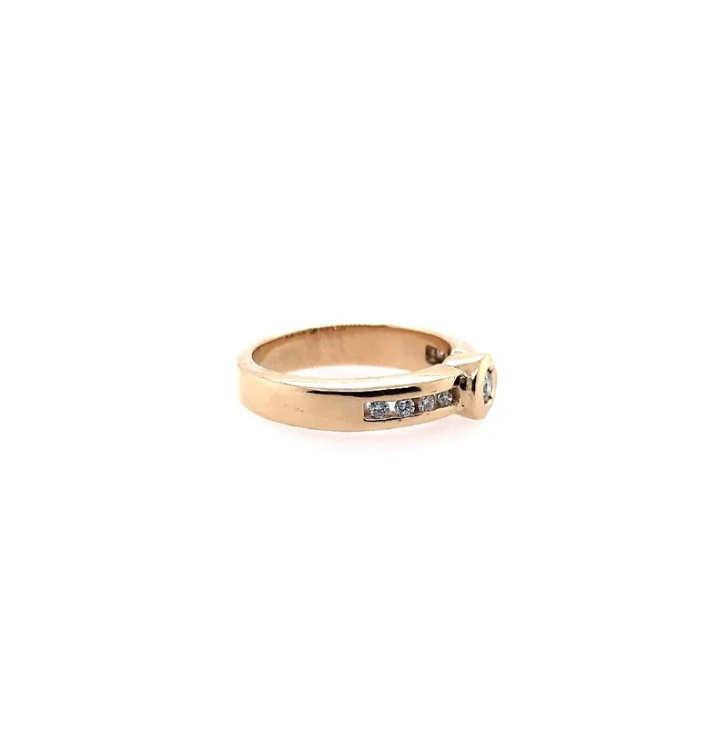 Ring Roségold 585 mit Brillanten