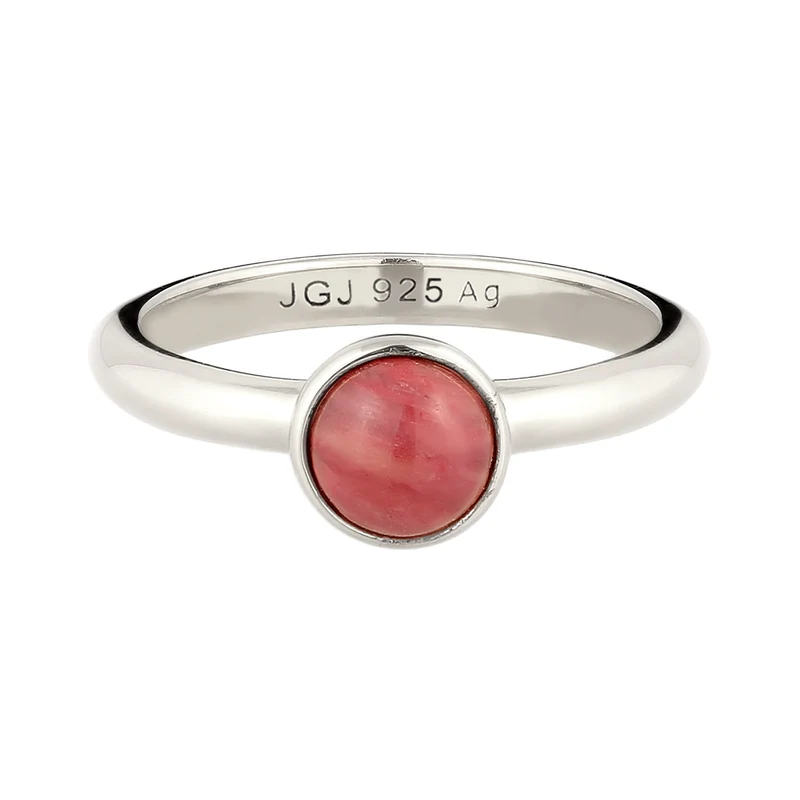 Solitär-Ring | Achat (Rot)