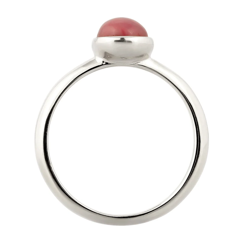 Solitär-Ring | Achat (Rot)