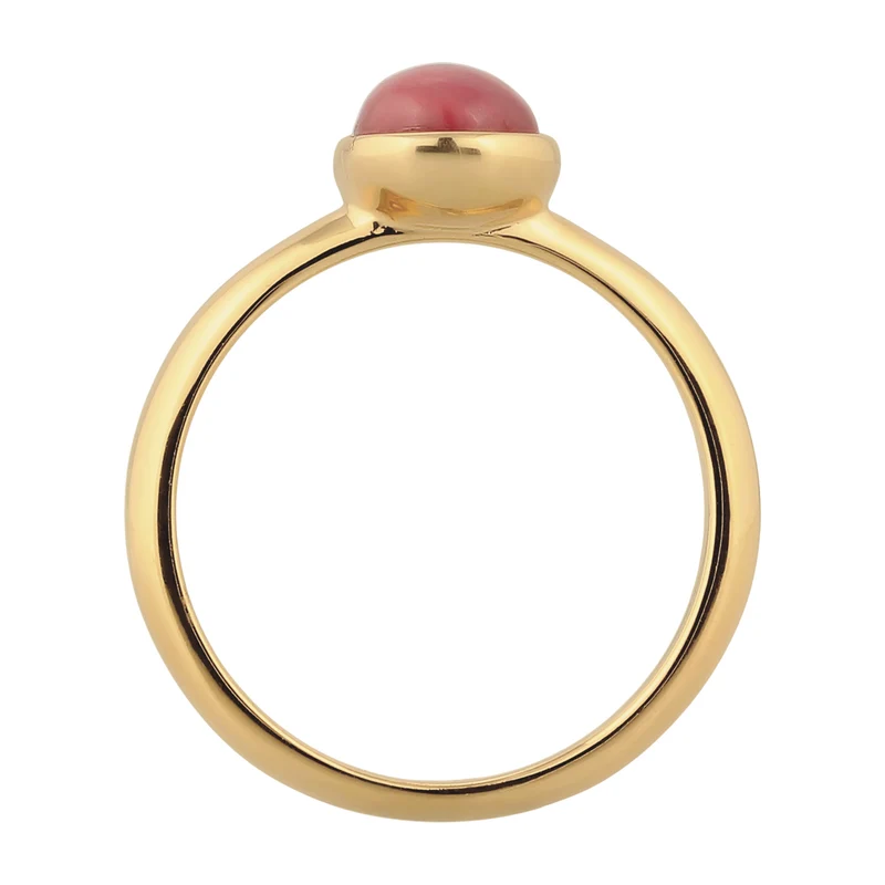 Solitär-Ring | Achat (Rot)
