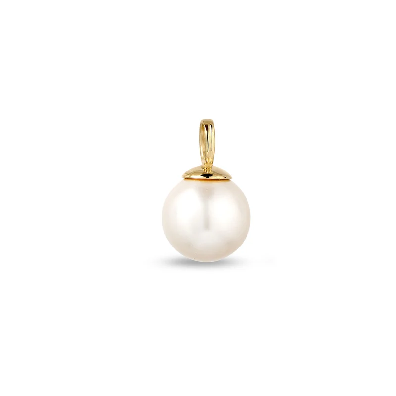 Anhänger | mit Perle von Swarovski®(Weiß)
