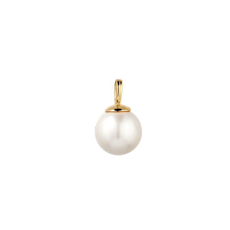 Anhänger | mit Perle von Swarovski®(Weiß)