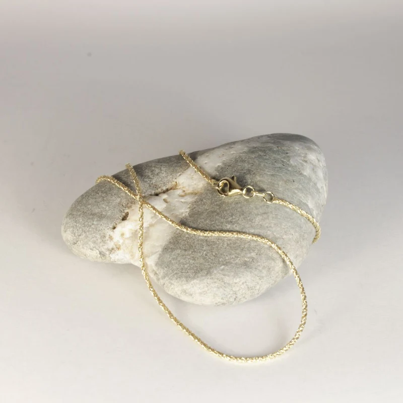Kette Knotenschmuck KET Seil 1,3 925er Silber 925