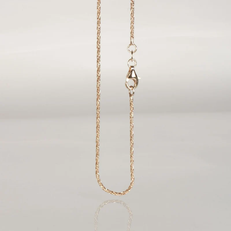 Kette Knotenschmuck KET Seil 1,3 925er Silber 925