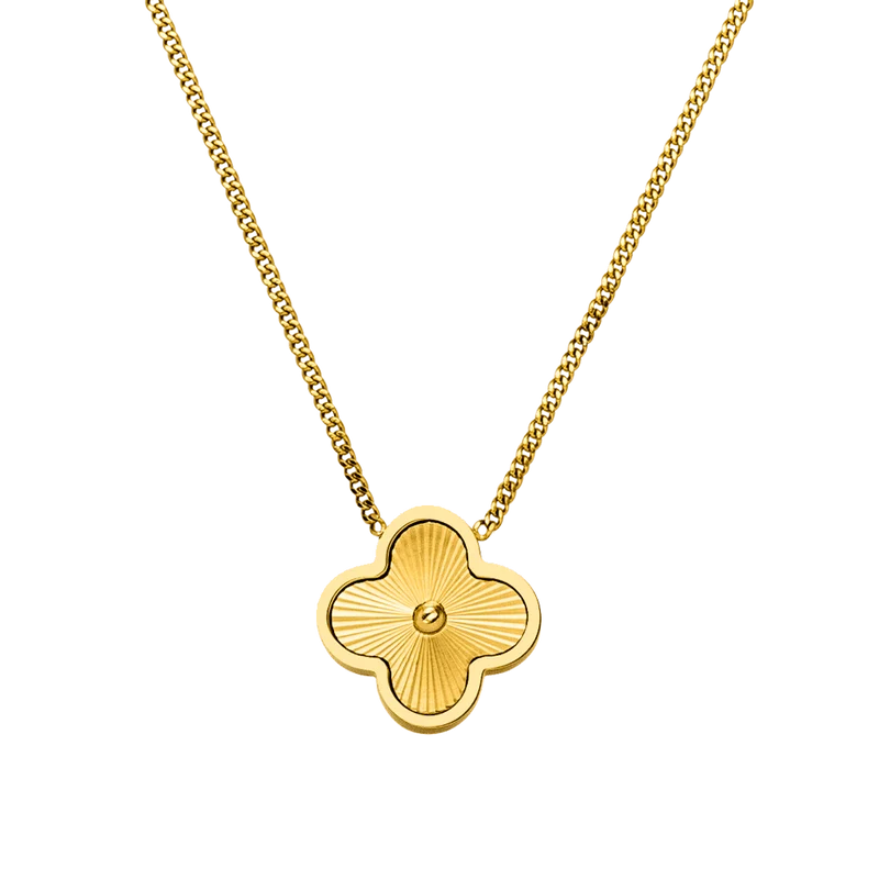 Shine Clover Kette | 18K vergoldet