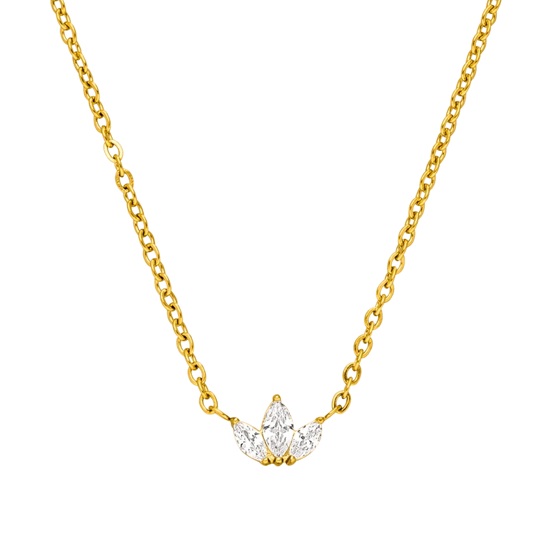 Cataleya Halskette | 18K vergoldet