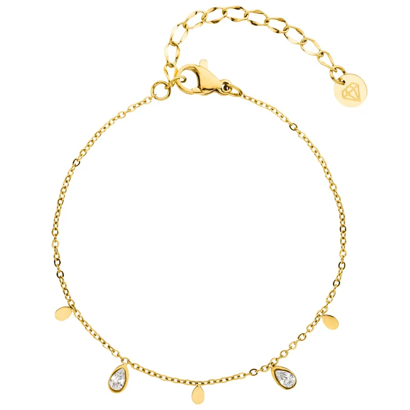 Shine Drops Armband | 18K vergoldet