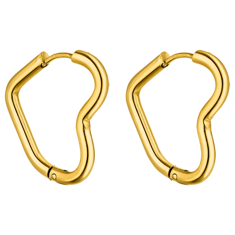 Fancy Heart Ohrringe | 18K vergoldet