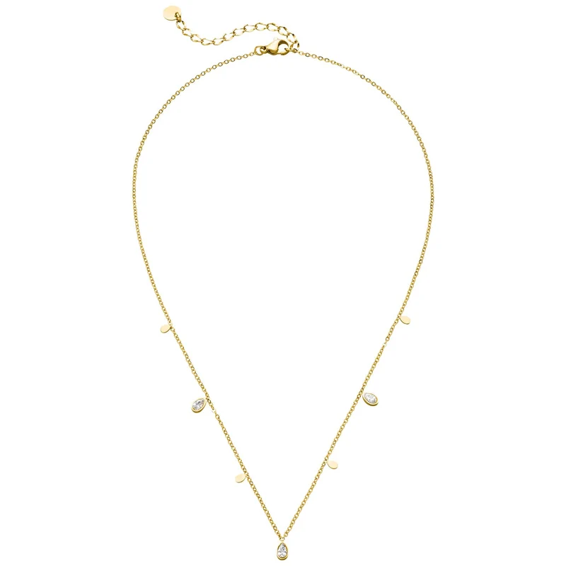 Shine Drops Halskette | 18K vergoldet