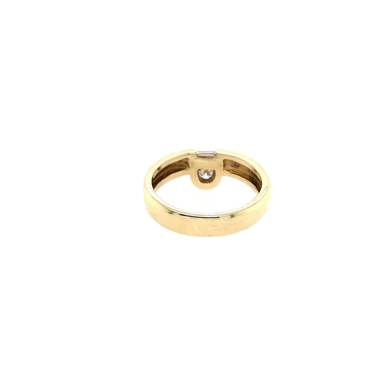 Ring Bicolor Gold 585 mit Brillant