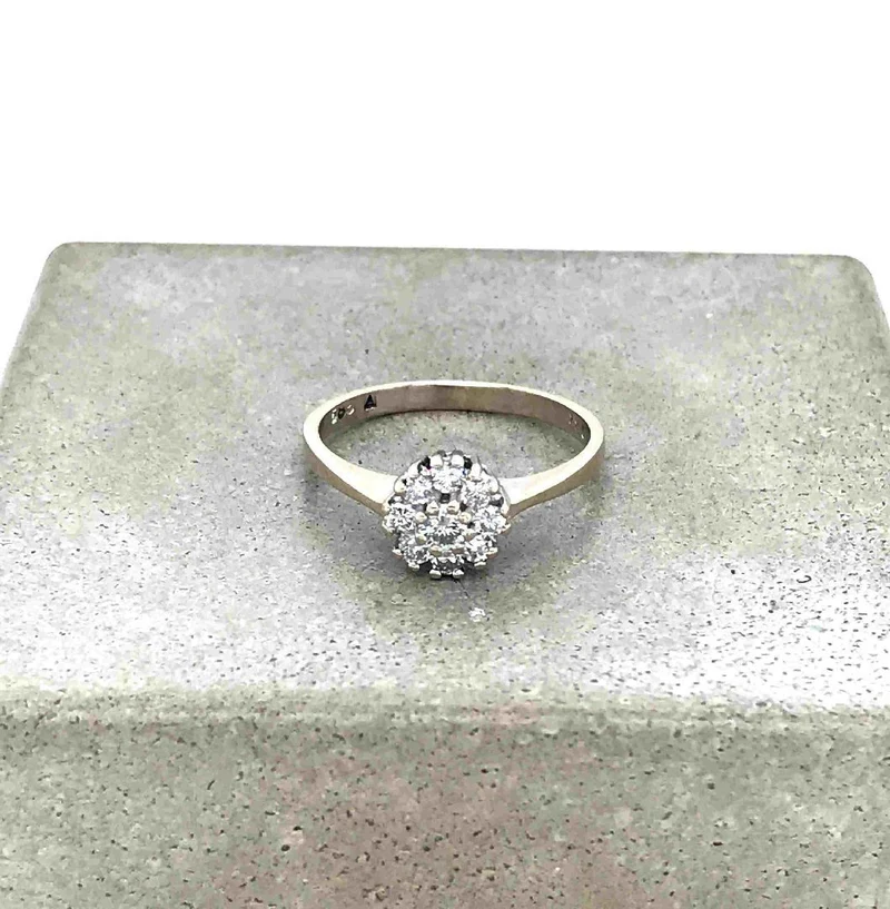 Ring Weissgold 585 mit Brillanten