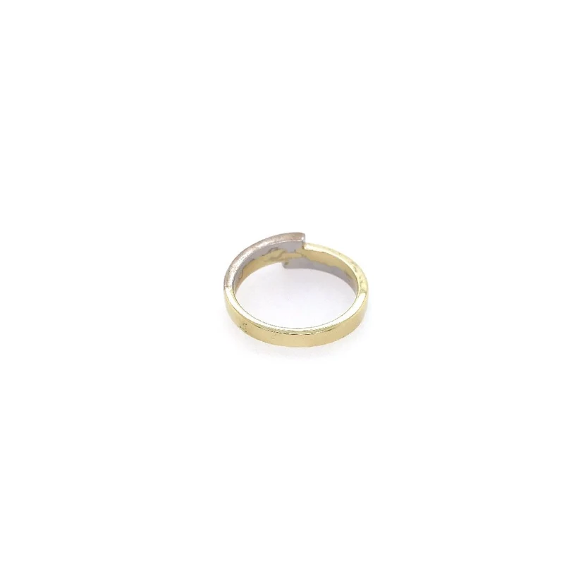 Ring Bicolor Gold 585 mit Brillanten