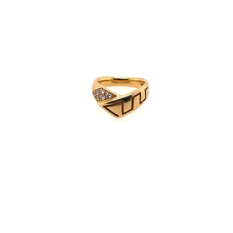 Ring Gelbgold 750 mit Brillanten
