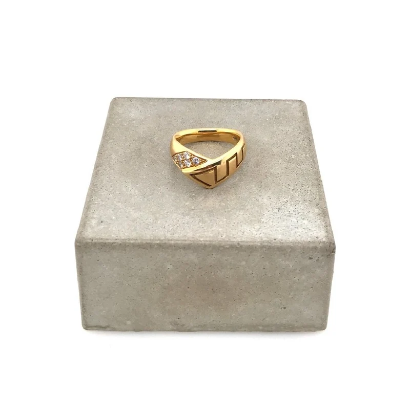 Ring Gelbgold 750 mit Brillanten
