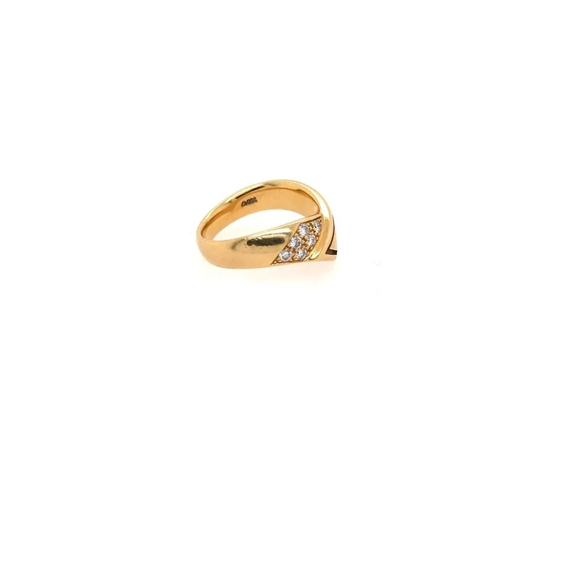 Ring Gelbgold 750 mit Brillanten