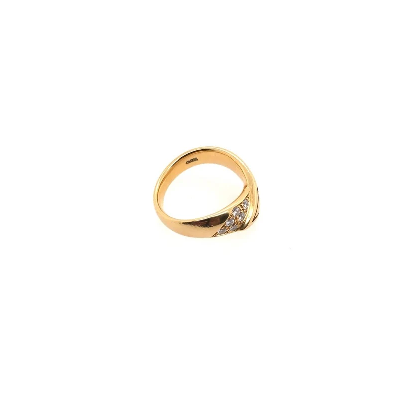 Ring Gelbgold 750 mit Brillanten