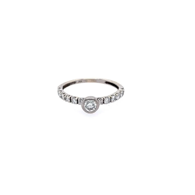 Ring Weissgold 585 mit Brillanten