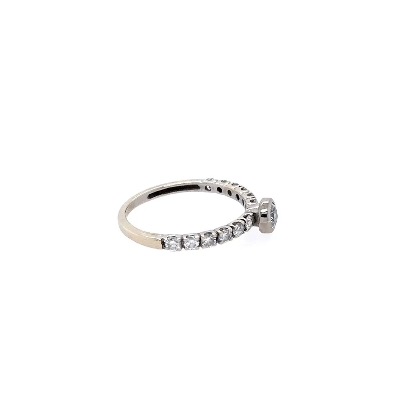 Ring Weissgold 585 mit Brillanten