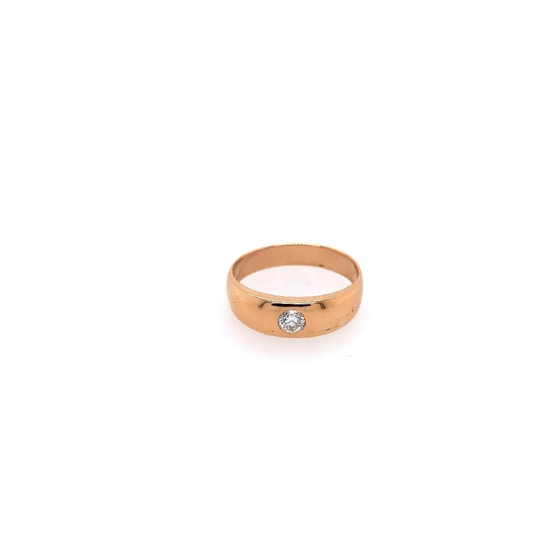 Ring Gelbgold 900 mit Brillant