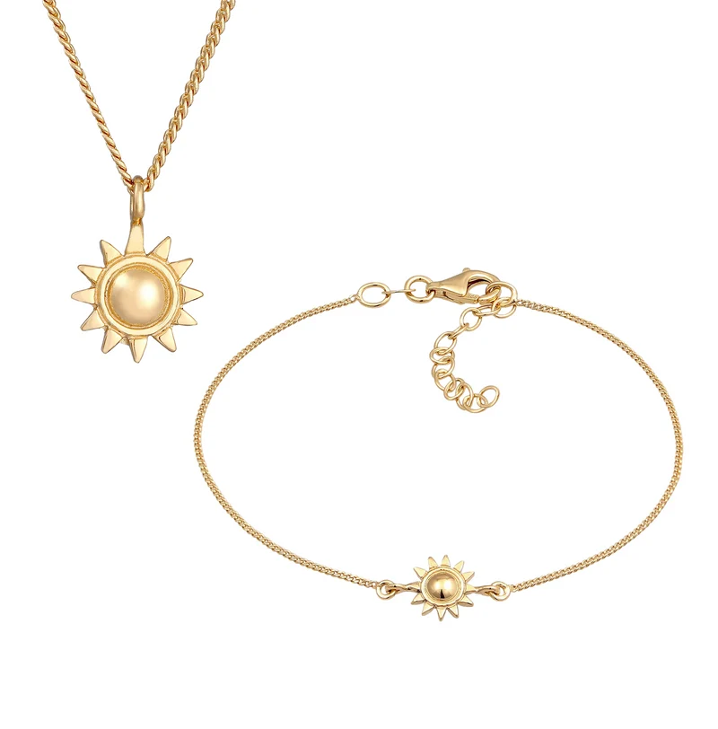Solis Halskette & Armband Schmuck Set